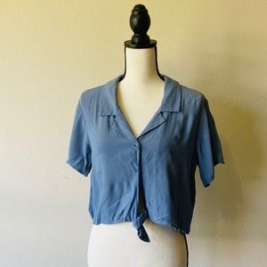 Forever 21 Dusty Jade cropped top